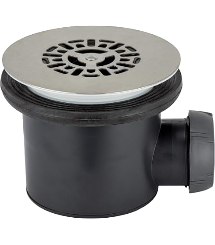 Viva Duschabfluss 90 Mm Mit Hohem Durchfluss & 40 Mm Auslauf – Wasserdichte Standard-Duschwanne