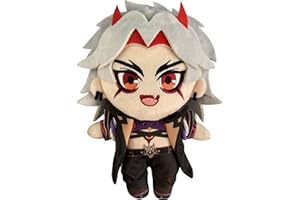 Anjinguang Schönes Plüschkissen Arataki Itto - Kleines Plüschkissen - Spielcharakter - Exquisites Geburtstagsgeschenk (20cm)