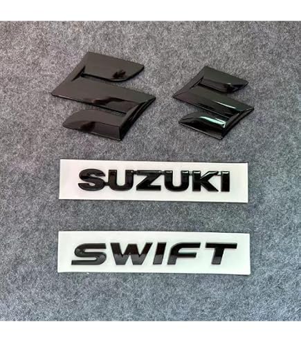 Autocollant Logo 3D Suzuki Swift (2013-2017) - 8 Cm - Pour Calandre, Capot, Coffre - Décoration Voiture