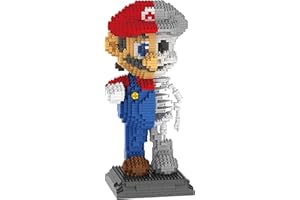 RSVT Serie De Dibujos Animados De Mini Bloques De Construcción, Juego De Bloques Micro Nano - Rompecabezas 3D Modelo De Personajes De Dibujos Animados De Varios Estilos, Regalo para Adultos Y Niños,H