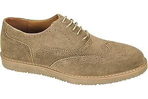 Evoga Chaussures Hommes Class en Daim Casual Élégant Richelieu en Daim