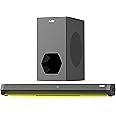 VW Hunter Bar | 160W Soundbar | 2.1 Channel Home Theatre | Deep Bass from 6.5” Subwoofer | Multiple Connectivity | 4 EQ Modes | Sleek Remote & LED Light (Black)