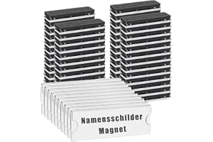 10 st Magnetiska Namnetiketter, Transparenta 75 * 32mm Namnetiketter för Kläder