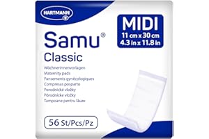 ‎SAMU Samu Classic Midi Wöchnerinnen-Vorlagen Wochenbettbinden Einlagen 1x56 Stück