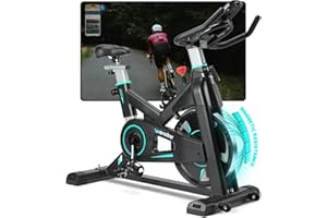 ‎WENOKER [2025 Aktualisierte]WENOKER Heimtrainer Fahrrad mit App,Magnetwiderstand Stationäres Fahrrad für Zuhause,Indoor Bike mit Flüsterleise,Schweres Schwungrad und Verbesserter LCD-Monitor Bis 160KG