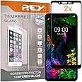 REY Pack 2X Pellicola salvaschermo 3D per LG G8S THINQ, Vetro temperato, Copertura Completa, Pellicola Protettiva Protezione 