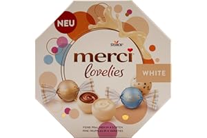 CHIN-SU Merci Lovelies White, Chocolas Blancs, 185g