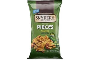 BROADWAY CANDY Snyders Pretzel Pieces Jalapeno 8 x 141g (5oz)