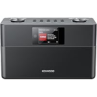 KENWOOD CR-ST100S-B - Smart-Radio mit Internetradio, WLAN, 2 x 10 W RMS, Bassreflex Lautsprecher, DAB+, UKW, Bluetooth, USB, 