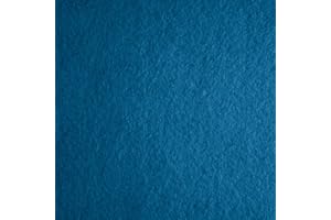 UK FABRICS ONLINE Blue Craft Felt Sheets Fabric by The Metre Material for Sewing Embroidery Decorations, 90CM Wide - 1 Metre