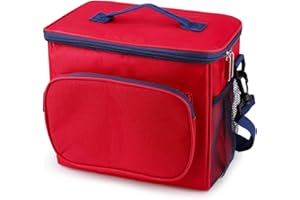 CHUER Borsa Termica 10 Litri Borse Frigo Isoterma Grande capacità Borsa Termica Pranzo per Campeggio Picnic Tutti i Giorni Barbecue Scuola e Ufficio