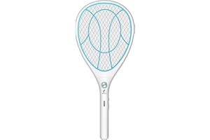 WALIZARD Racchetta Zanzare Elettrica Antizanzare Zanzariera：Paletta Mosche Insetti Ammazza Uccidi Anti Zanzare Elettrico Fly Killer Zapper Swatter 3000V USB Ricaricabile