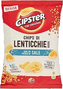 Cipster di Lenticchie Rosse al Sale 80g