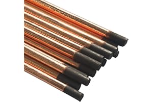 Geeyu ZHaonan-Varillas para soldar 5pcs Barras de Arco de Arco de Carbono de Aire, para Barra de Carbono de electrodo de CC 4-10 mm, Barra de electrodo de Grafito Redondo de Cobre, para soldar
