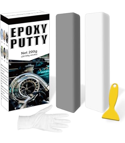 Epoxy Putty, 12oz/340g Fast Repair Plumbers Putty, High Strength AB Epoxy Puttys Fix Leaks, Cracks And Fill Holes, 2 Part Sculpt Clay For Bonding Metal, Wood, Tile, Ceramics (White