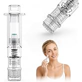 Aqua Stamp Mircroneedling Alternative to Derma Roller and Derma Stamp Precision Infusion System, 19 Titanium Needles (0.5mm)