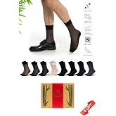 Dayco &Ccedil;orap Premium Yazlık Erkek Bambu Soket 8'li Asorti Set Kraft Kutulu - 480-41-44