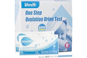 Wondfo Test d'Ovulation 50 tests LH de fertilité sensibles à 25 ui Fertility Predictor Testing Sticks