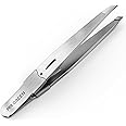 MR.Green Tweezers for Women Facial Hair, Professional Precision Eyebrow Tweezers for Women and Men, Stainless Steel Slanted Hair Removal Tweezers, Eyebrow Plucker Tweezers