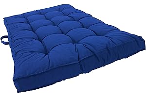 AMBIENTE HOME Ambientehome Cojín para palés, 120 x 80 cm, Color Azul