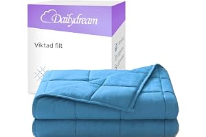 Dailydream terapeutisk tyngdfilt i bomull, 9,5 kg för vuxna, 155x200 cm