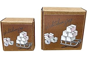 ZauberDeko Wichtel Zubehör Umzugskartons Pakete Karton Weihnachten Miniatur Set 2-teilig