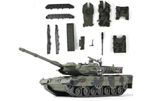 SEBUNAS 1/72 Scale Quick Build Leopard 2A7 Military Tank Model Germany States Armored Vehicle Leopard 2A7 Main Battle Tank Building Model