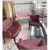 &Ccedil;ay Seti Koltuk Takımı-koltuk-berjer-oturma Grubu-balkon Koltuğu-bah&ccedil;e Mobilyası