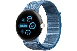 SimpleThings Nylonarmband för Google Pixel Watch 2/Pixel Watch 3 på 41 mm, justerbart, ventilerande, mjukt, lätt, sportigt, p