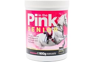 NAF In the Pink Senior 900g – Daily Nutritional Support for Older Horses – With Prebiotics, Antioxidants, Vitamins & Minerals – Supports Digestion, Vitality & Joint Comfort