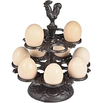 Porte-œufs En Forme De Poule En Fonte – Rangement Cuisine Vintage, Gain De Place – Décoration De Pâques