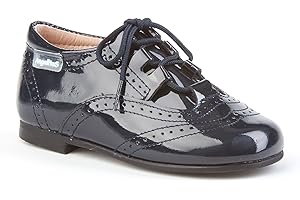 ANGELITOS Zapatos Inglesitos Charol para Niños Todo Piel mod.1505. Calzado Infantil Made in Spain, Garantia de Calidad.