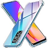 ivoler Coque pour Oppo A94 5G, Ultra Transparent Étui de Protection en Silicone Antichoc avec Coins Renforcés, Clair Mince So