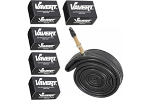 Vavert 700 x 18-25c Road Bike Inner Tubes - Presta Valve (Pack of 5)