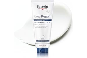 Eucerin Urea Repair Crema Piedi 10% 100 ml, Crema talloni e piedi idratante 48h, Formula con 10% Urea e Ceramidi per un sollievo immediato dalla pressione dei calli pelle secca e screpolata