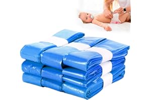 PORCYCO Nappy Bin Refills - 10Pack Scented Nappy Bags Diaper Pail Refill Bags Compatible With Genie/Tommee/Angelcare Tippee And Twist and Click Refill Cassettes (Cartridge Not Include)