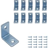 MR.BRACKET 10 ad. L Demir G&ouml;nye K&ouml;şebent 16x25x25mm - Mobilya Dolap Eşya Duvara Sabitleme Aparatı - Raf Masa &Ccedil;ekmece Sandalye