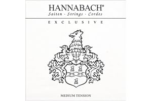 Hannabach Cuerdas para guitarra clásica, Exclusive Series Tensión Media - juego 3 cuerdas graves (Re4+La5+Mi6)
