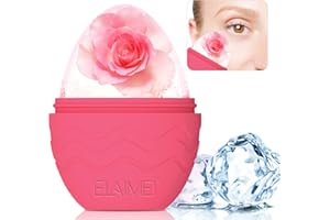 HRAMEX Ice Face Roller, Ice Roller for Face and Eye, Gua Sha Face Massage,Facial Beauty Ice Roller Skin Care Tools for Brighten Lubricate Shrink Pores Remove Fine Lines (Pink)