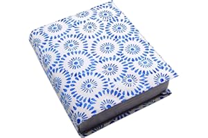 ANVAL Funda para libro, Ajustable - Protección para libros, Impermeable, Adaptable a cualquier grosor, Tapa de libro estampada - 3 tamaños diferentes - Funda libro papel - tela (MANDALA, XL)