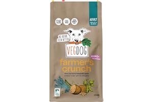 VEGDOG Farmer's Crunch hypoallergent torrfoder (10 kg) | Vuxna hundar