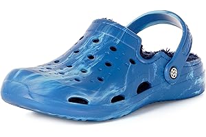 Gaatpot Zoccoli e Sabot Invernali Uomo Donna Pantofole Con Fodera Calda Ciabatte Peluche per Casa Esterna e Interna in Comode 37-48EU