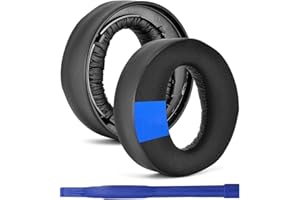 umvowuxa Cuscinetti di ricambio per cuffie Playstation 5, Cuscinetti in gel per Sony Playstation 5 Pulse 3D – Cuscinetti di raffreddamento con isolamento acustico (gel/nero)