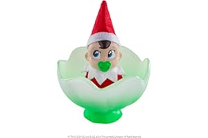 The Elf on The Shelf Frost Pips - Mini Flores | Elfo bebé en Flor mágica de Helada | Elfo bebé en el Estante | Elfos bebés | Elfos bebés (niño con Ojos Azules)