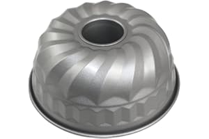 PME - Stampo per Ciambella, in Acciaio al Carbonio Antiaderente, Diametro 22 cm