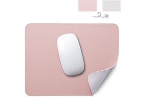 YingStar Alfombrilla de Ratón de Cuero PU Alfombrilla para Ratón Impermeable PU Leather Alfombrilla Raton Doble Cara 26 x 21 cm Mouse Mat Antideslizante Mouse Pad para Oficina PC Ordenador Juego