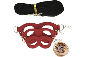 WOTEG Guinzaglio per petauri dello Zucchero all'aperto | Guinzaglio per Gilet da 3 Pezzi Guinzaglio per Imbracatura per Gilet per Piccoli Animali,Walk Training Comfort Harness Walking Sugar