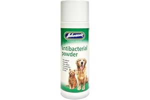 Johnsons Antibacterial Powder for Dogs, Cats, and Small Animals - Pet First Aid and Wound Care - 75g