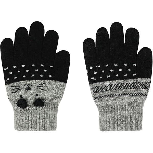 Moufles Bébé 0-3 Ans Hiver - Tricot Double Couche Anti-Froid, Avec Cordon Anti-Perdu