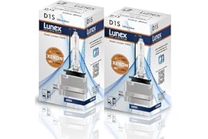 Lunex D1S Headlight Lamp Xenon Replacement Bulbs (6000K)